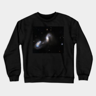 Hubble Snaps a Pair of Interacting Galaxies Crewneck Sweatshirt